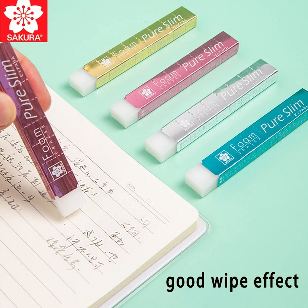 

KODE A4T Sakura Foam Eraser Pure Slim Pencil Eraser