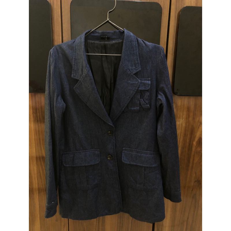Denim blazer