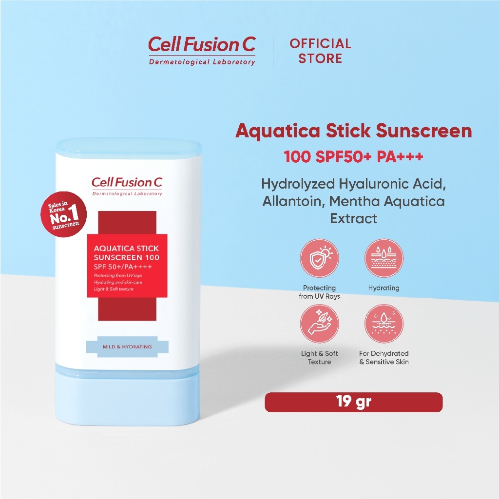 CELL FUSION C Aquatica Stick Sunscreen 100 SPF50+ PA++++ | CELL FUSION C