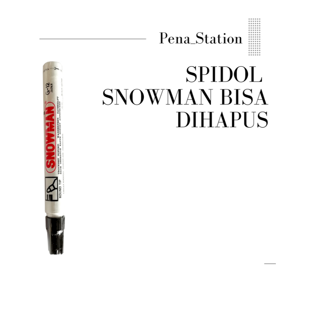 

Spidol Papan Tulis Snowman Bisa Dihapus