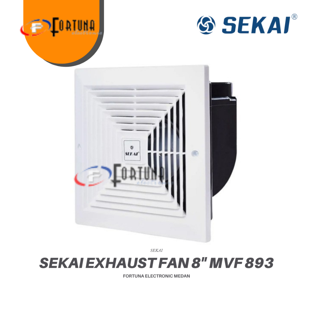 SEKAI EXHAUST FAN MVF893 8inci /  MVF1091 10inci / MVF1293 12inci  EXHAUST PLAFON MEDAN GOSEND