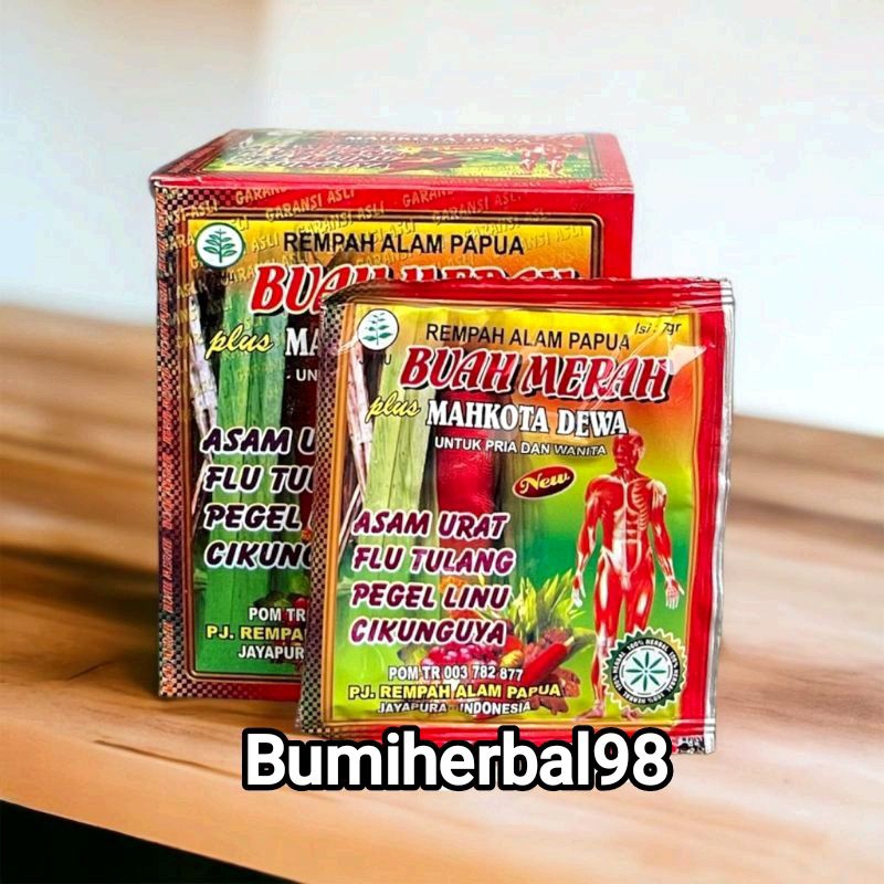 BM Jamu Serbuk Pegel Linu [ Buah Merah Papua Jamu]