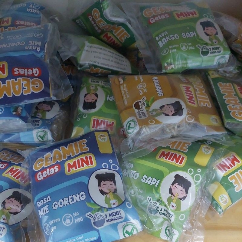 

Geamie Gelas Mini (Mie Gelas Mini) Gluten Free Non MSG 25gr