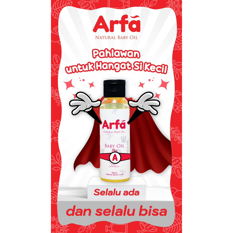 Arfa Natural Baby Oil | Original | 100 ml