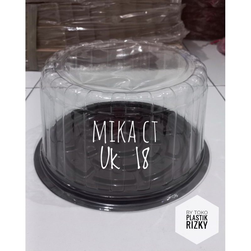 Mika Cake Tray 18/Mika Tumpeng Mini/Mika Tumpeng Mini Uk 18/Mika Kue Tart/Mika Kue Tart Coklat