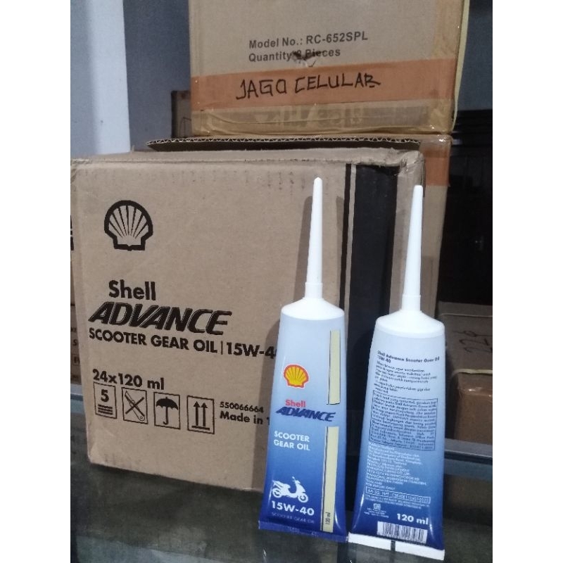Oli Gardan Shell Matic 15W-40 120ml Shell Advance Gear Oil