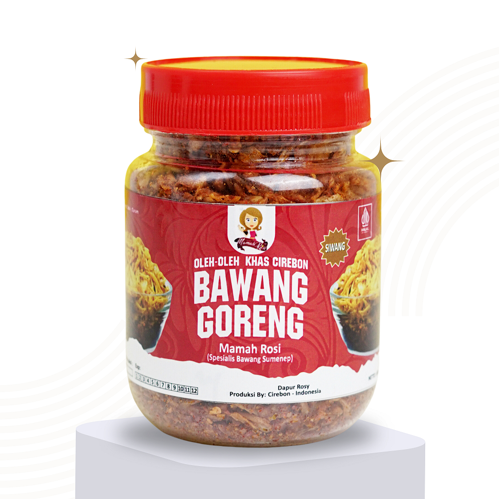 

Mamah Rosi Bawang Merah Goreng Asli Sumenep Tanpa Tepung Rasa Siwang Terasi Bawang