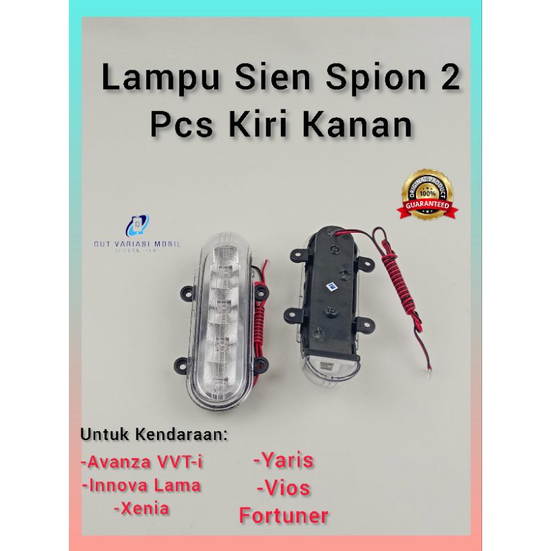 Lampu Sien Spion Avanza VVT-i/ Lampu sien spion Xenia Lama/ Lampu Sien Spion Innova Lama/ Sien Toyot