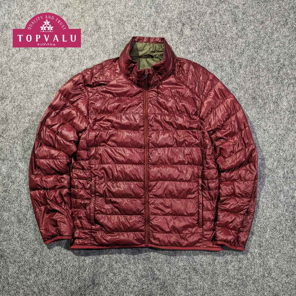 Topvalu Ultralight Down - Jaket Outdoor Pria Bulu Angsa Gunung Second Bekas Original - JX943
