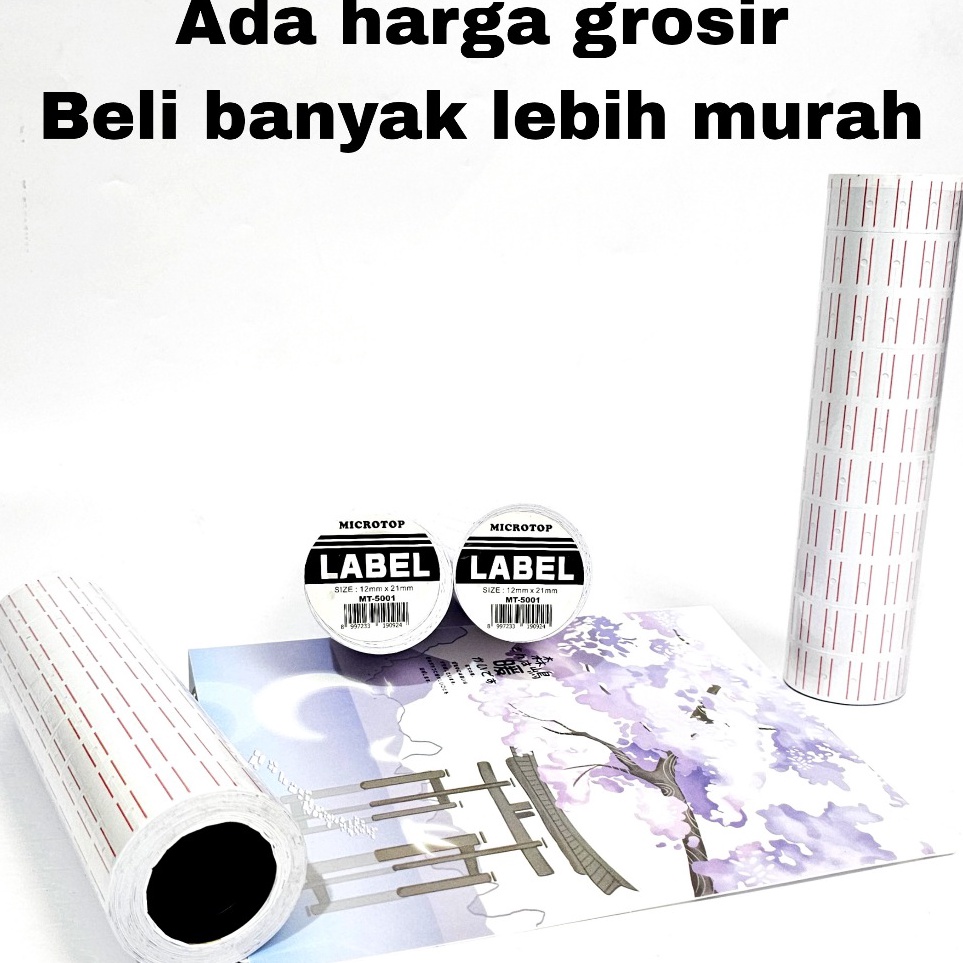 

Garansi Order SOS Label Harga MICROTOP 1 baris MT511 rol Label Rol Price Tag