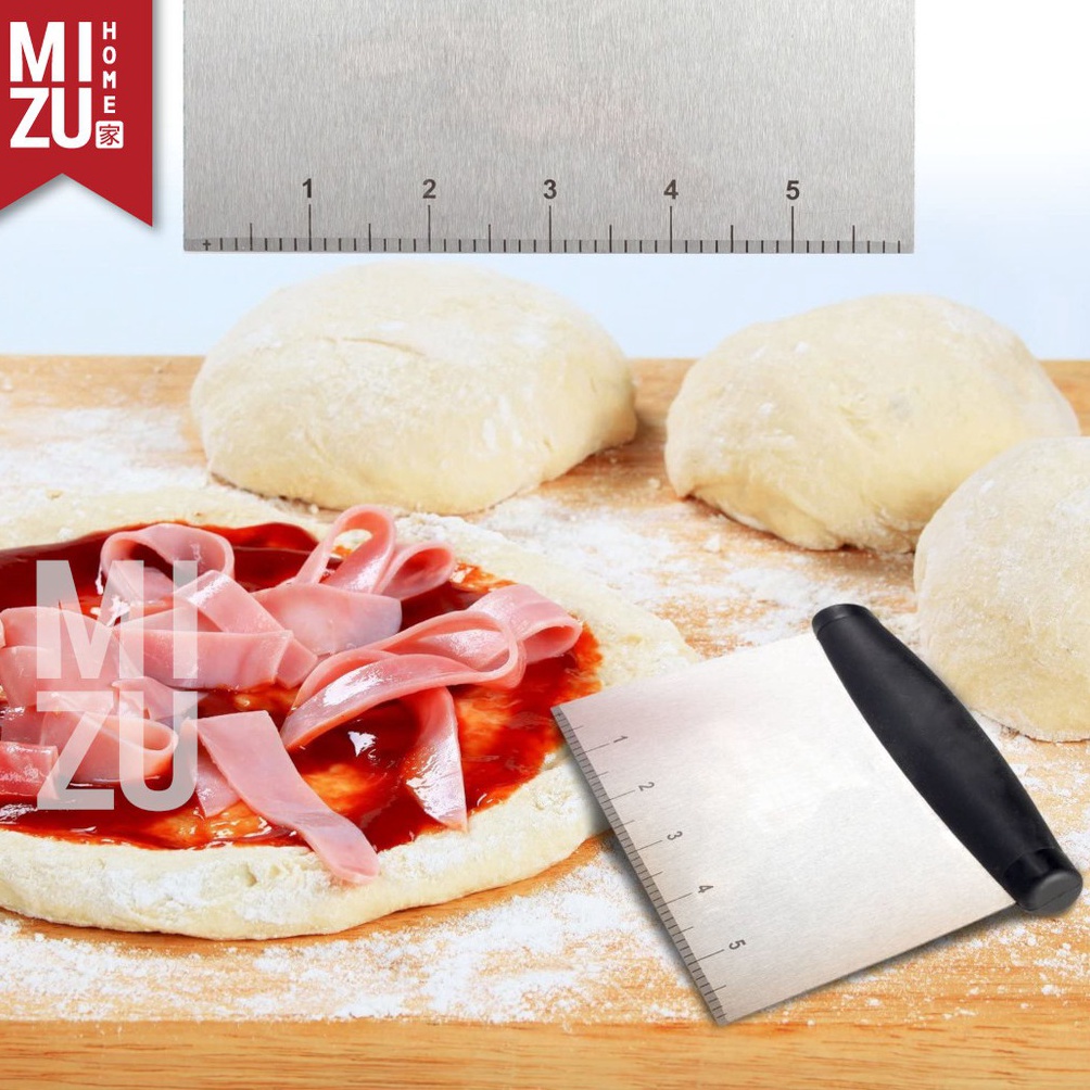 

KODE G3X TAGLIATA Ruler Dough Cutter Knife Pemotong Adonan Kue Penggaris Stainless Steel Scraper Chopper