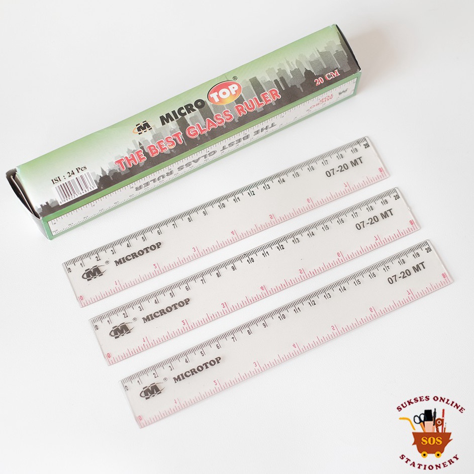 

Serbu Surprise SOS Penggaris MICROTOP 2cm MT72 12pc Penggaris Plastik Ruler