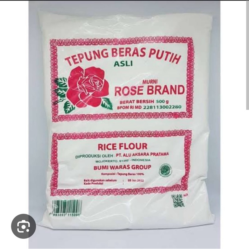 

TEPUNG ROSE BRAND 500gram