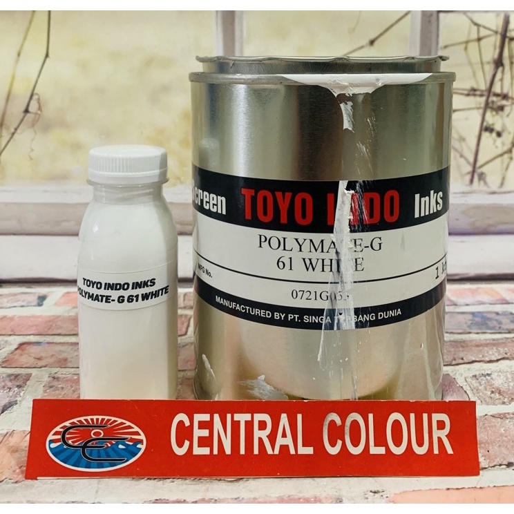

Dijamin Ekonomis Tinta Toyo PolymateG 61 White Putih Tinta Sablon Plastik 5GR