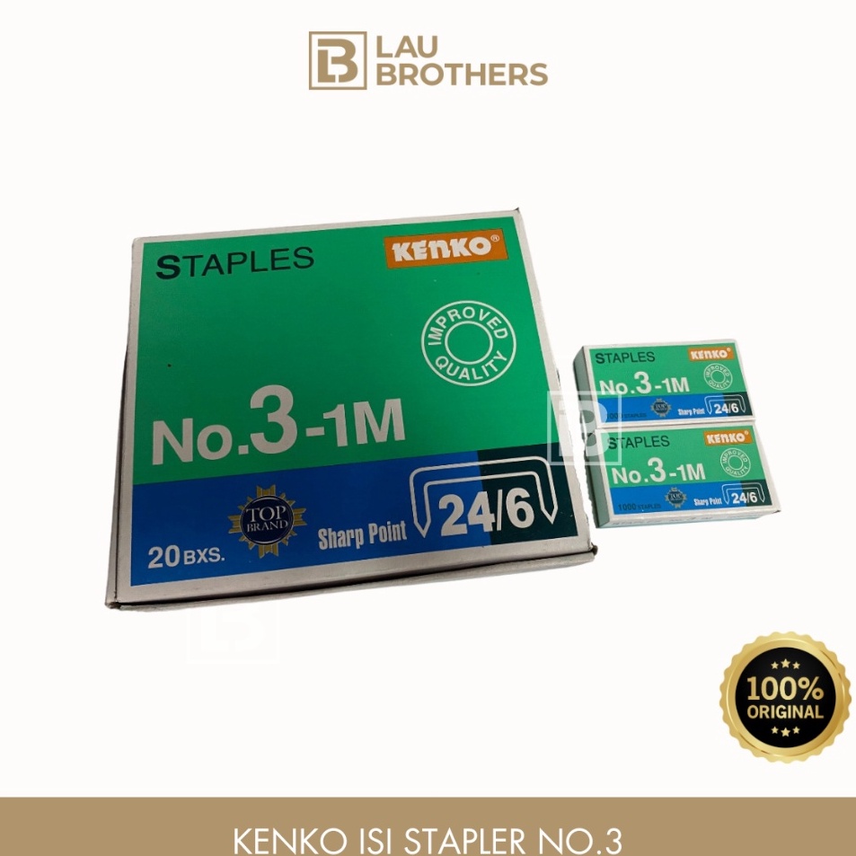 

Baru Laris KENKO ISI STAPLER NO3 1pak