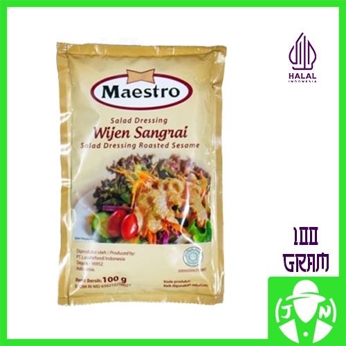 

Maestro Wijen Sangrai Salad Dressing Roasted Sesame 100gr