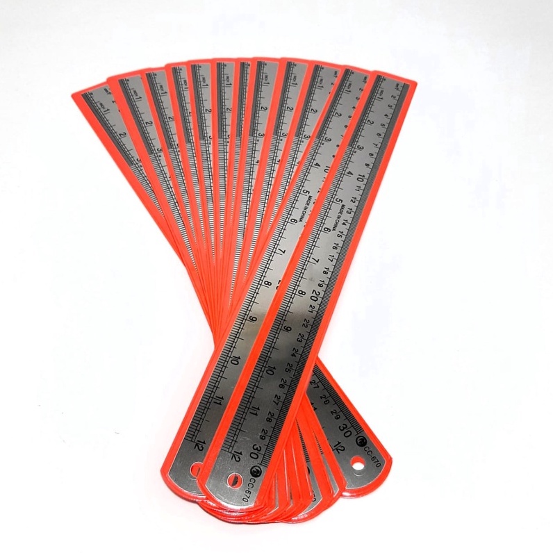 

Pusat Obral Harga Grosir 1packs12pcs Penggaris Stainless 3cm CC67