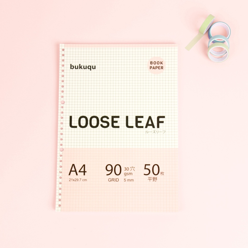 

Sedang Promo A4 Bookpaper Loose leaf GRID by Bukuqu