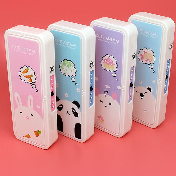 

Pusat Garansi Kotak Tempat Pensil Anak LakiLaki Perempuan 2 Layer A5