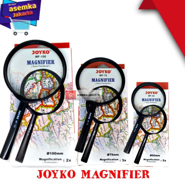 

Promo Meriah Kaca Pembesar Glass Magnifier import 5 mm 75mm 1mm