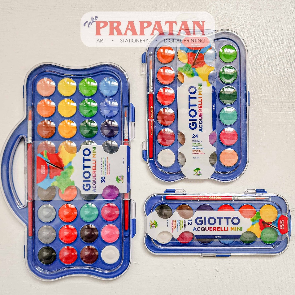 

Borong Promo Giotto Acquerelli MINI Watercolor Cake Set Cat Air Set