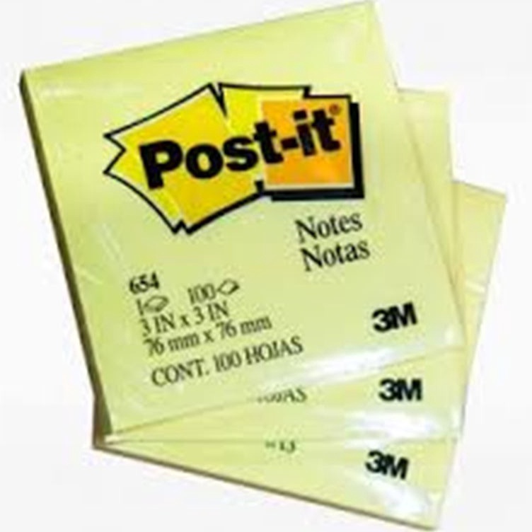 

Sekarang Irit Post it 654 3M Post It 76 mm x 76 mm 3M Kuning