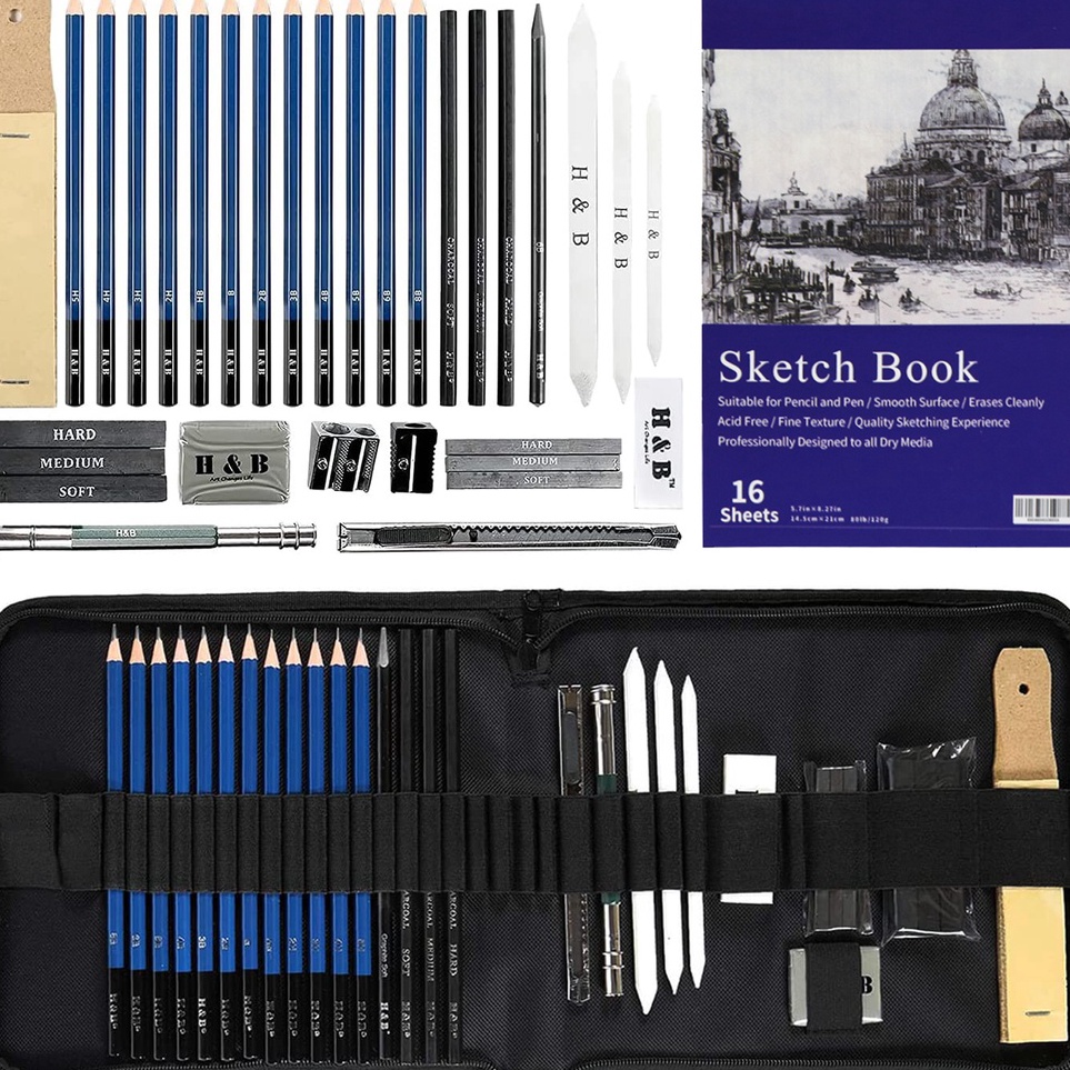 

Update Pilihan Set kuas lukis 33 buah Set peralatan lengkap dapat dilipat untuk sketsa dan melukis kerajinan tangan perlengkapan belajar melukis