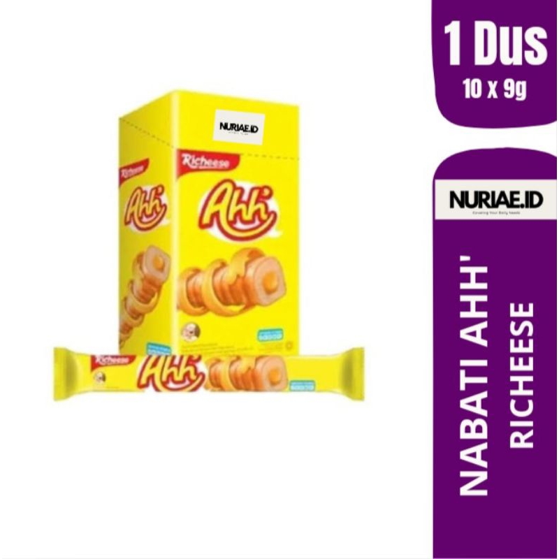 

Nabati Ahh' 1 BOX (isi 10 x 9g) - RICHEESE