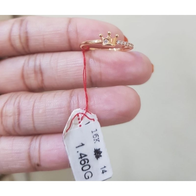Cincin emas 70 mahkota ratu