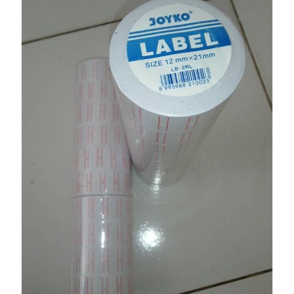 

Ready Terupdate Label harga joyko 1line 1 roll