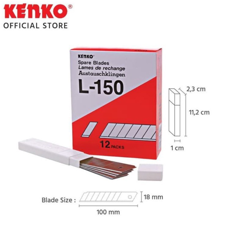 

Diskon Terkeren Isi Cutter Kenko L15 1 Box Isi 12 Pack