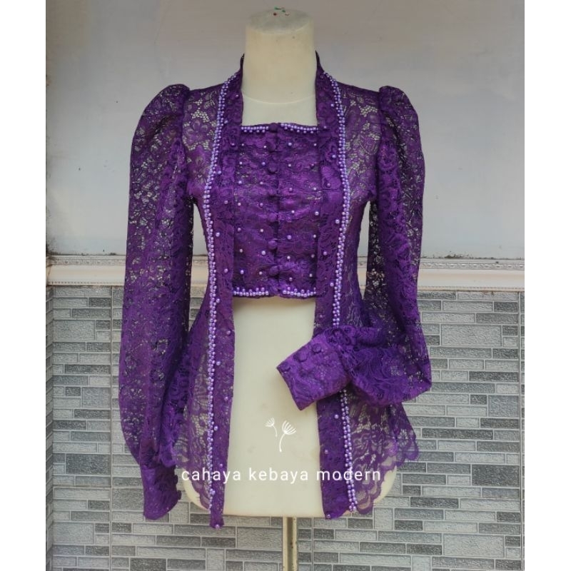 kebaya wisuda / kebaya wisuda murah / lengan balon