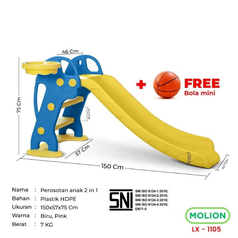 PEROSOTAN ANAK 2 IN 1 SPEEDS prosotan Playgroon ORIGINAL LX 001-M1105