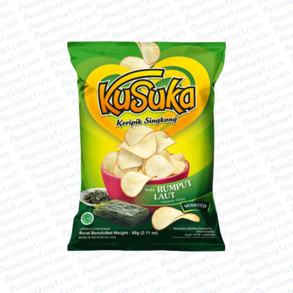 

KuSuka Keripik Singkong Rumput Laut 60 g