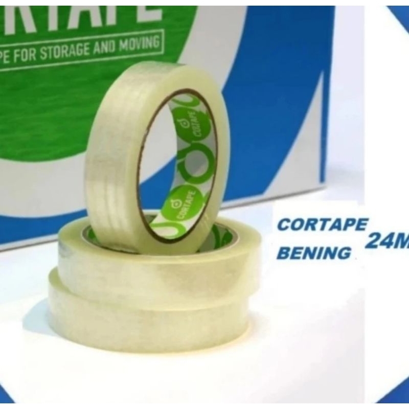 

LAKBAN CORTAPE BENING 24MM X 90YARD COKLAT