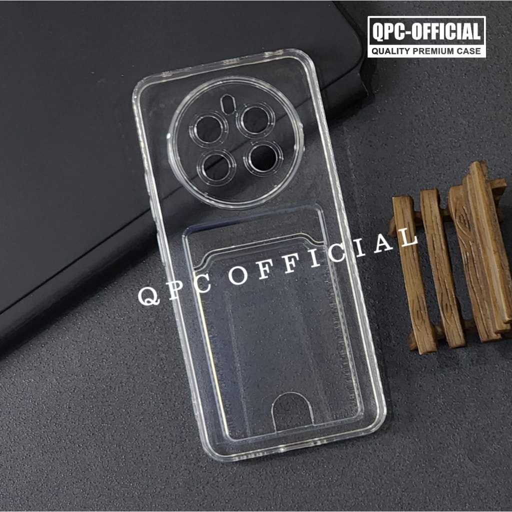 Realme 12 Pro Plus Card Case Bening Slot Kartu Case Realme 12 Pro Plus