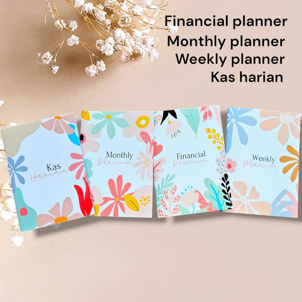 

Buku Kas Harian Catatan Pemasukan Pengeluaran A5 / Daily Financial Planner Tracker Book