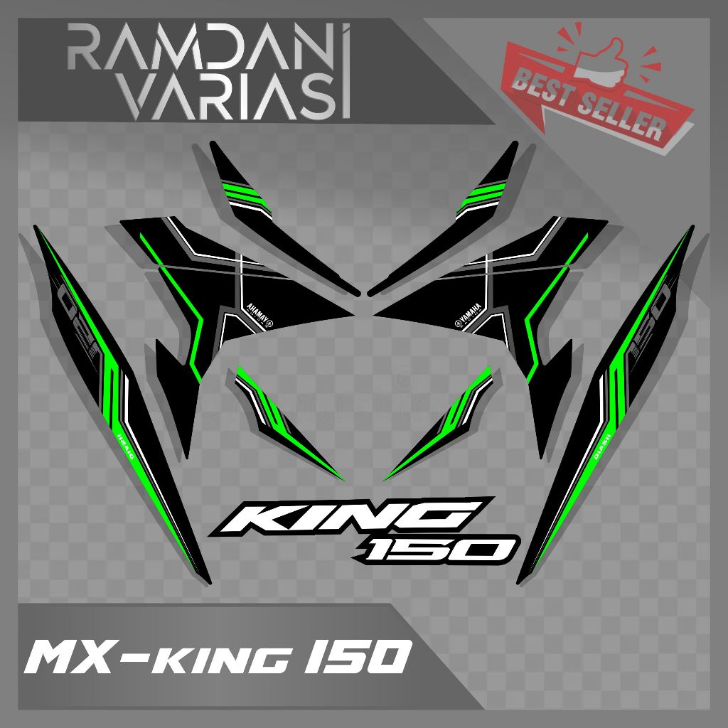 STRIPING/STIKER JUPITER MX-KING STIKER VARIASI MX-KING STRIPING MOTOR MX-KING 150 TERLARIS