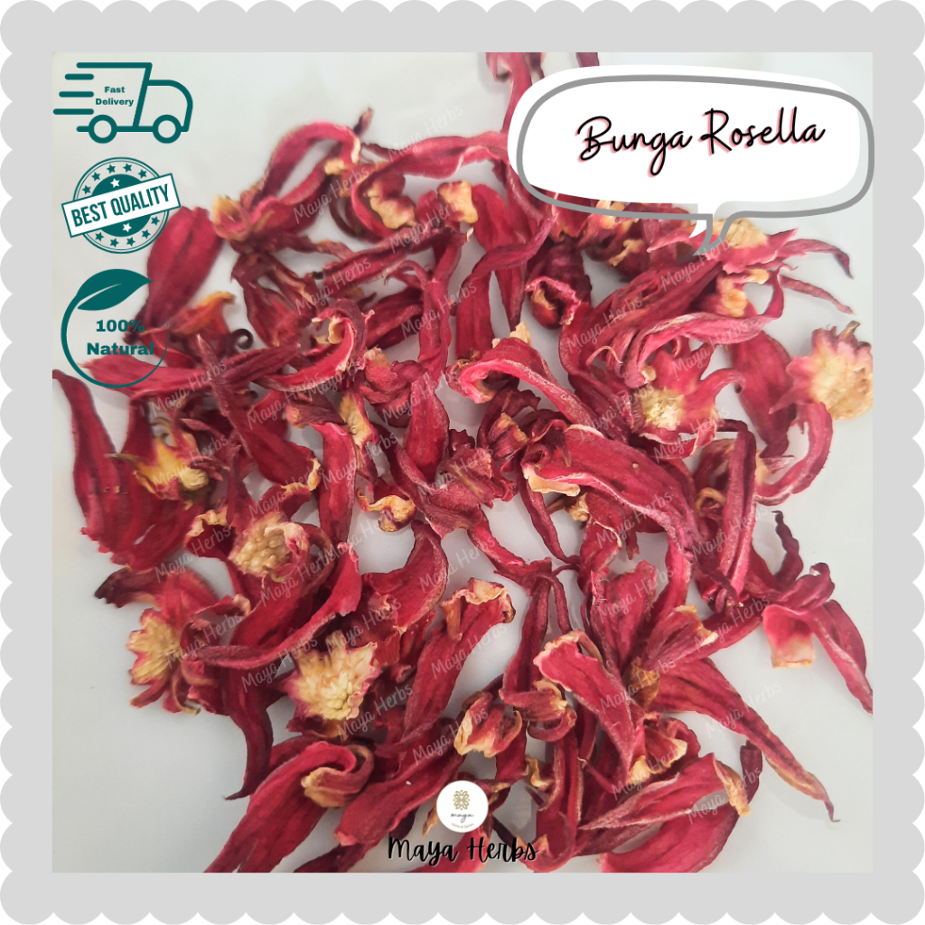

Bunga Rosella Kering 5 gram ( Pundi / Gongura / Dagu Baung / Omutete / Flor De Jamaica / Karkade / Kreajab / Wonjo / Sorrel / Luo Shen Hua / Hibiscus Sabdariffa)