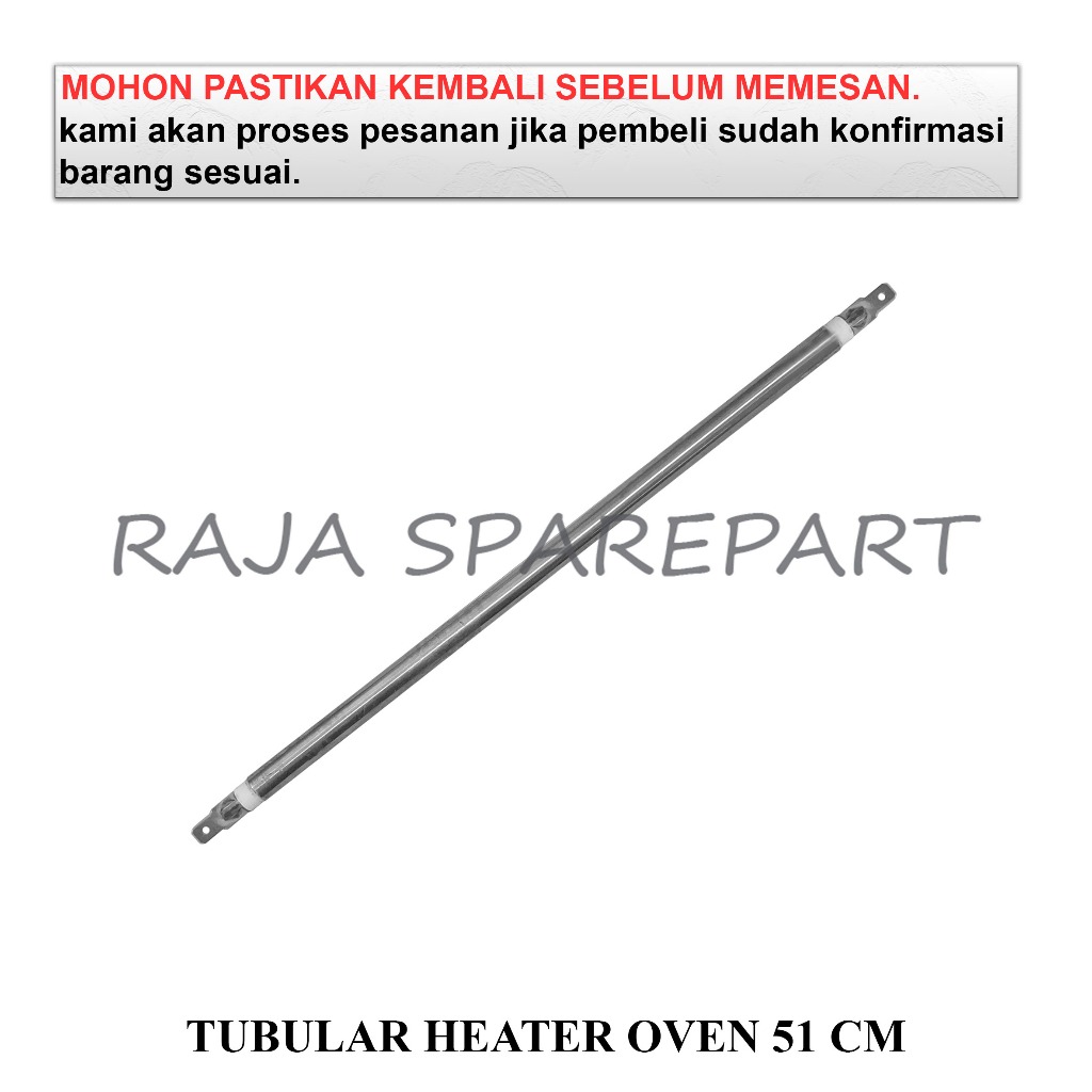 THO51 PEMANAS OVEN LURUS  / ELEMENT HEATER PEMANAS MICROWAVE/OVEN / TUBULAR HEATER OVEN 51 CM