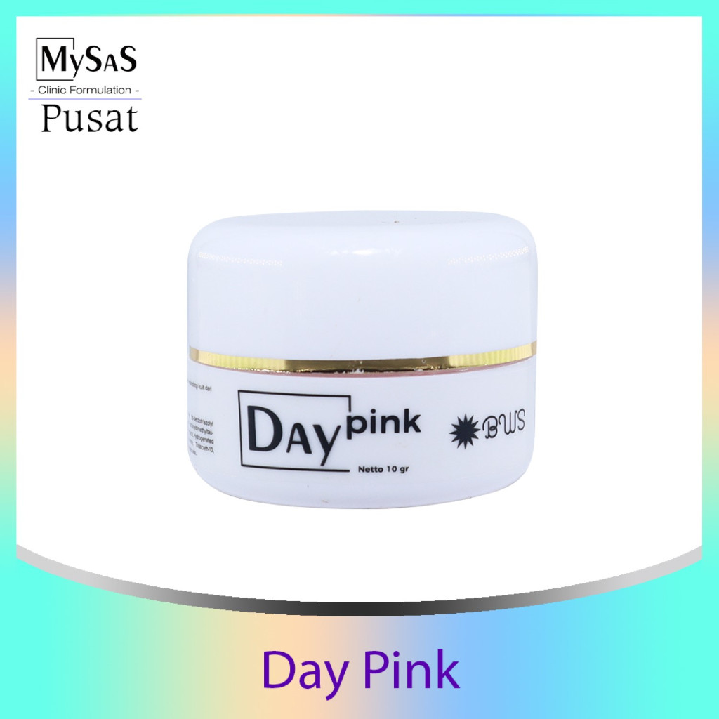 Mysas skincare Day Pink / cream pagi glowing / mysas ecer murah