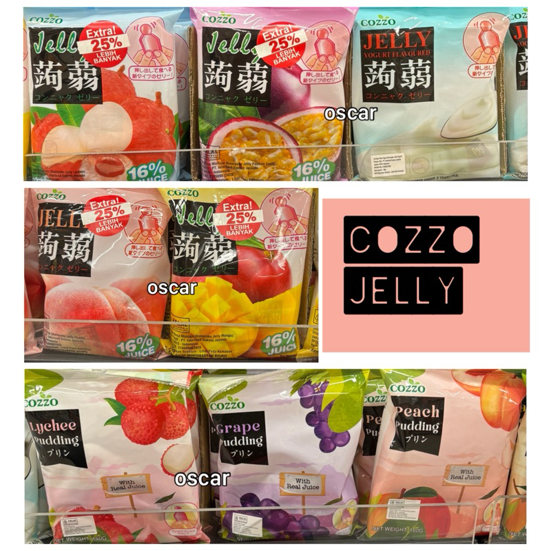 

Cozzo Jelly fruit 160g with real juice