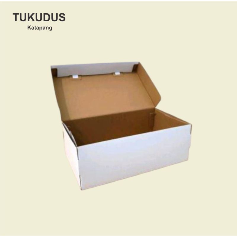 

Dus sepatu / box sepatu 31x22x11 lapis duplek