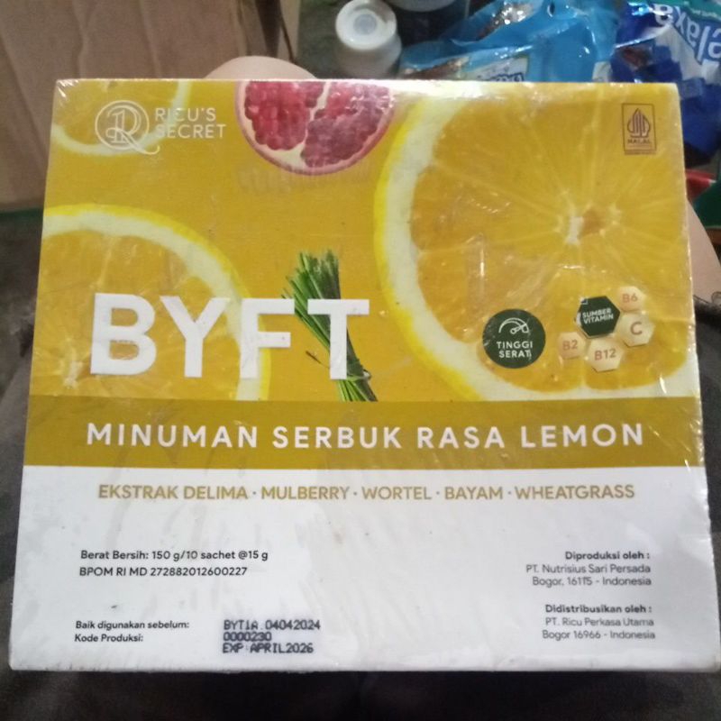 

BYFT Minuman serbuk Rasa Lemon 150gr