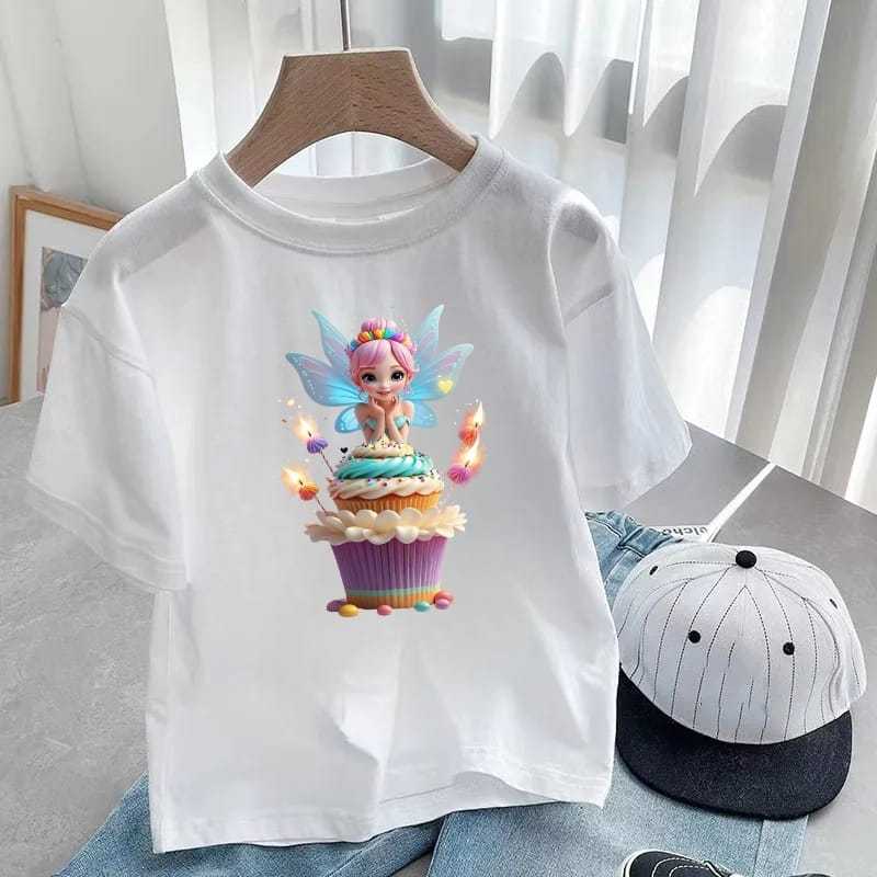 kaos anak baju anak cewe peri besar atasan anak perempuan kaos anak harian