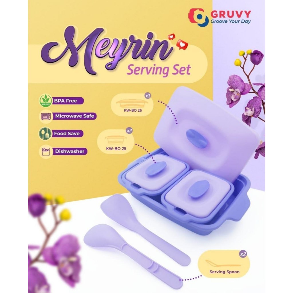 TSSJ Prasmanan Set Meyrin BYGY Isi 3 Set Sendok Sayur | Basi Baskom Nasi Set 3in1 Plastik + Centong 