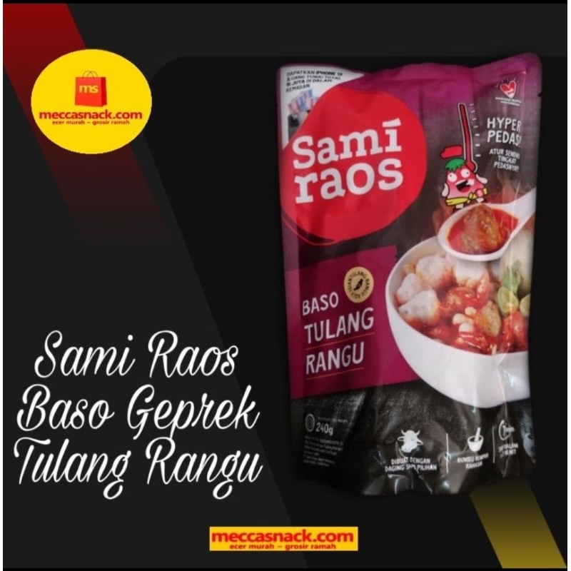 

Geprek Tulang Rangu Sami Raos