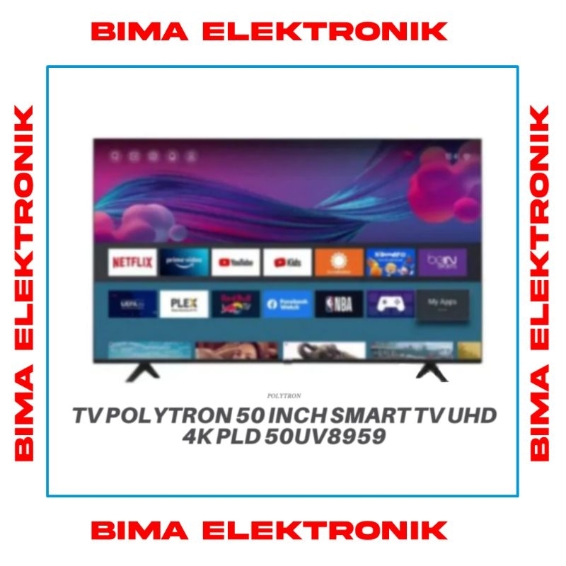 TV POLYTRON 50INCH SMART TV UHD 4K PLD 50UV8959