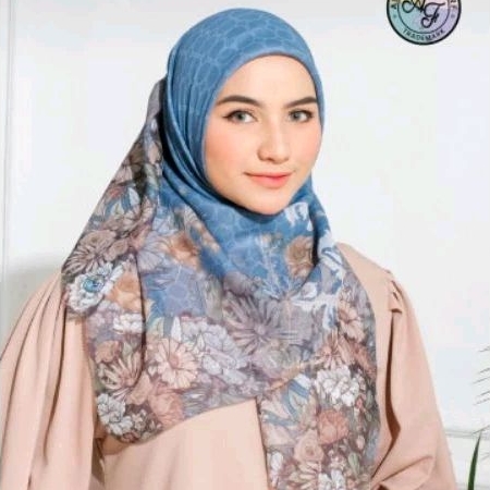 JILBAB SEGIEMPAT VOAL PREMIUM MOTIF AL FAJRI SCARF