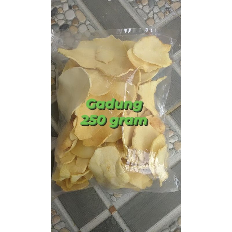 

Kripik gadung matang,gurih dan renyah 250 gram